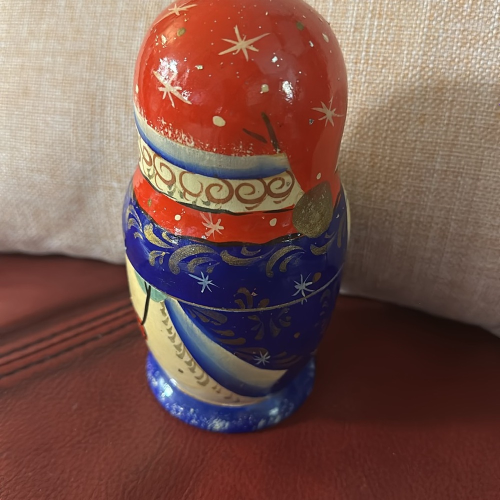 Russian nesting Snowmen - Picture 3 of 8